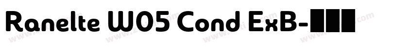 Ranelte W05 Cond ExB字体转换